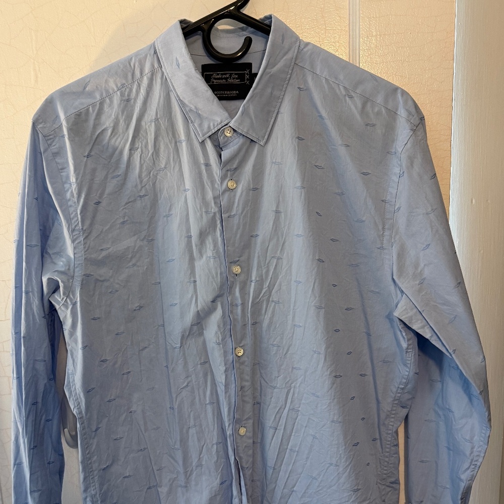 Scotch and Soda Light Blue Button Up Shirt